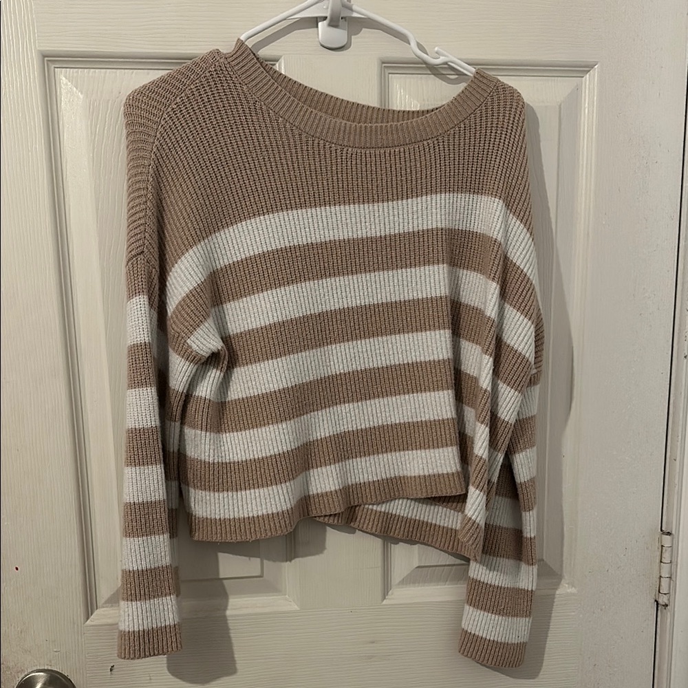 Striped Knit Sweater